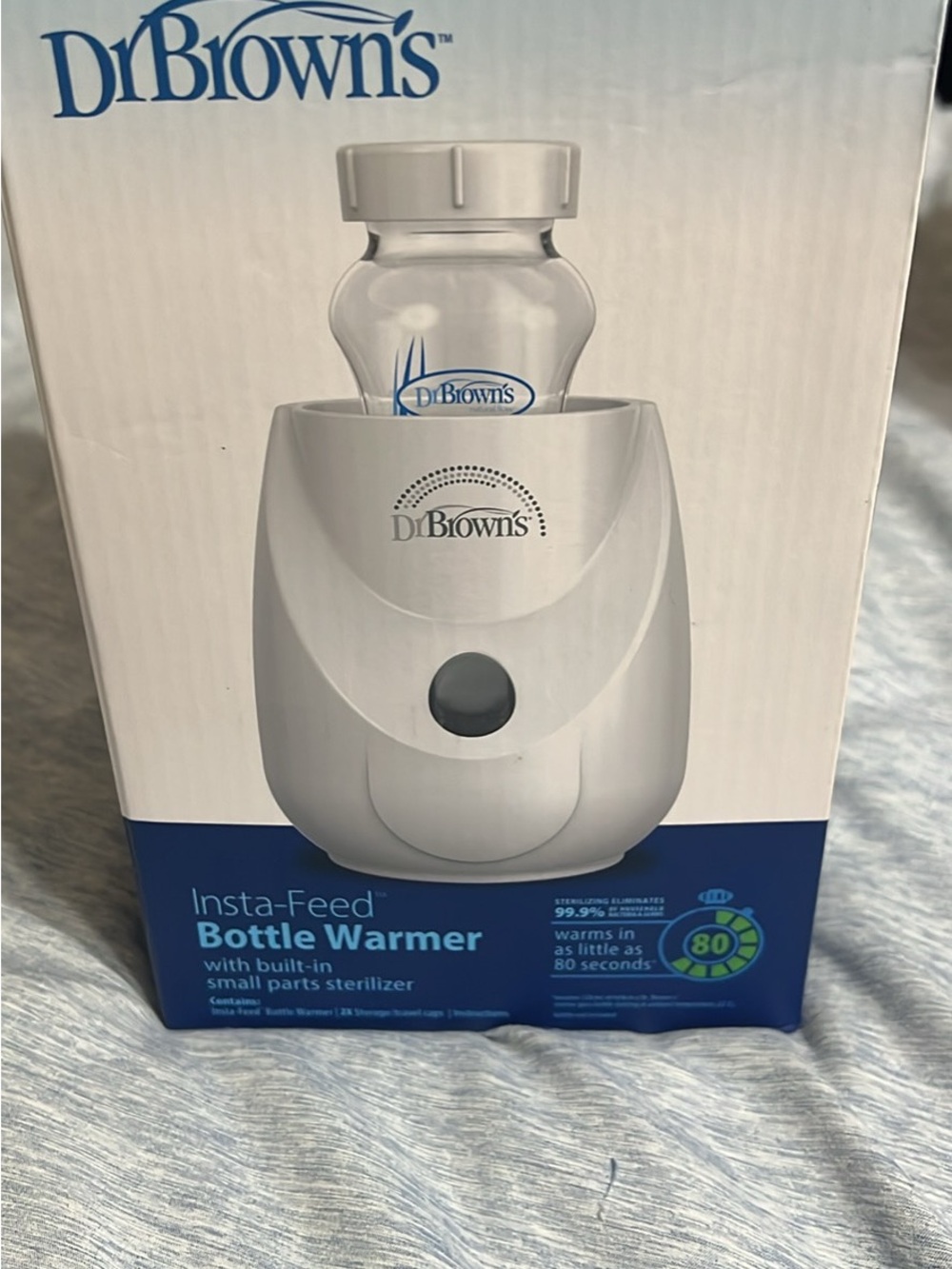Dr. Brown's Insta-Feed Bottle Warmer - White
